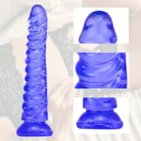 8.85in Dragon Scale Simulation Dildo G Spot Anal Plug Female Sex Toy