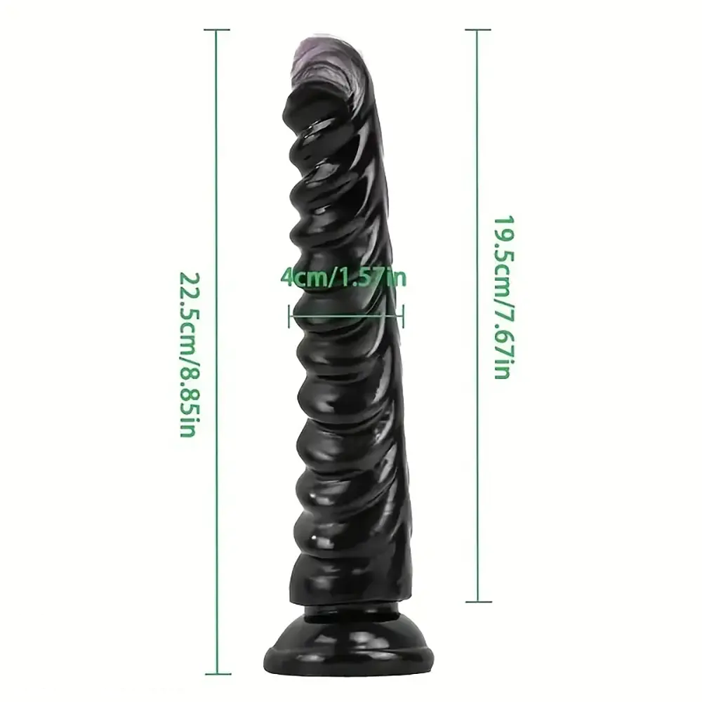 8.85in Dragon Scale Simulation Dildo G Spot Anal Plug Female Sex Toy