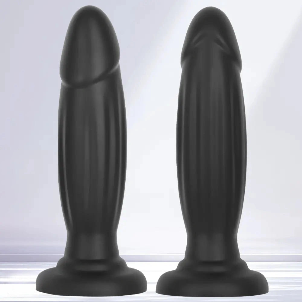 8.85in Eggless Female Masturbator Silicone Soft Dildo For Women Men