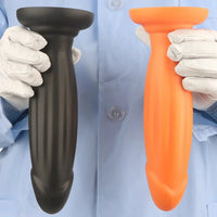 8.85in Eggless Female Masturbator Silicone Soft Dildo For Women Men
