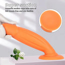 8.85in Eggless Female Masturbator Silicone Soft Dildo For Women Men