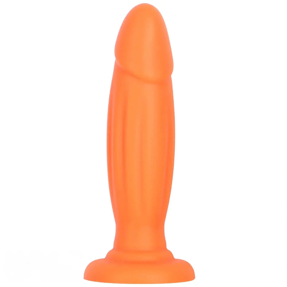 8.85in Eggless Female Masturbator Silicone Soft Dildo For Women Men