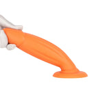 8.85in Eggless Female Masturbator Silicone Soft Dildo For Women Men
