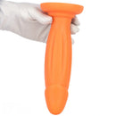 8.85in Eggless Female Masturbator Silicone Soft Dildo For Women Men