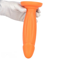 8.85in Eggless Female Masturbator Silicone Soft Dildo For Women Men
