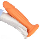 8.85in Eggless Female Masturbator Silicone Soft Dildo For Women Men