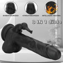 8.85in Elephant 3in1 Heating Thrusting Vibrating Remote Dildo Sex Toy