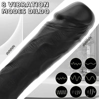 8.85in Elephant 3in1 Heating Thrusting Vibrating Remote Dildo Sex Toy