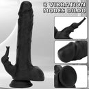 8.85in Elephant 3in1 Heating Thrusting Vibrating Remote Dildo Sex Toy