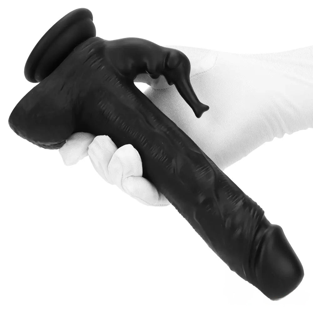 8.85in Elephant 3in1 Heating Thrusting Vibrating Remote Dildo Sex Toy