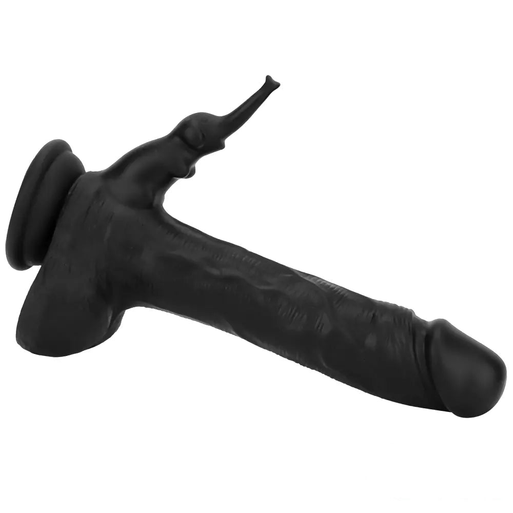 8.85in Elephant 3in1 Heating Thrusting Vibrating Remote Dildo Sex Toy