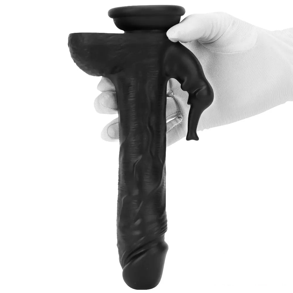 8.85in Elephant 3in1 Heating Thrusting Vibrating Remote Dildo Sex Toy