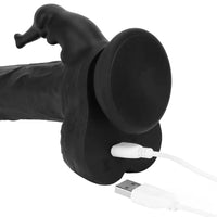 8.85in Elephant 3in1 Heating Thrusting Vibrating Remote Dildo Sex Toy