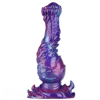 8.85in Fantasy Monster Hierarchical Design Silicone Big Dildo For Women