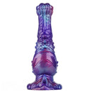 8.85in Fantasy Monster Hierarchical Design Silicone Big Dildo For Women