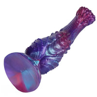 8.85in Fantasy Monster Hierarchical Design Silicone Big Dildo For Women