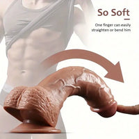 8.85in Female PVC Lifelike Dildo For Adult Sex Toy Prostate G Spot