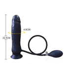 8.85in Inflatable Dildo For Anal Orgasm Sex Toy For Adult