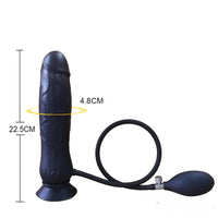 8.85in Inflatable Dildo For Anal Orgasm Sex Toy For Adult
