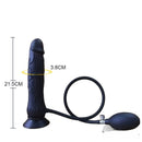 8.85in Inflatable Dildo For Anal Orgasm Sex Toy For Adult