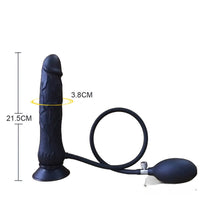 8.85in Inflatable Dildo For Anal Orgasm Sex Toy For Adult