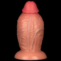 8.85in Liquid Silicone Dual Hardness Super Large Thick Penis Flexible Dildo