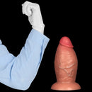 8.85in Liquid Silicone Dual Hardness Super Large Thick Penis Flexible Dildo