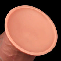 8.85in Liquid Silicone Dual Hardness Super Large Thick Penis Flexible Dildo