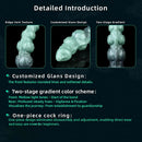 8.85in Platinum Silicone Fantasy Penis Sleeve Dildo For Thickening Cock Toy