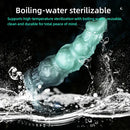 8.85in Platinum Silicone Fantasy Penis Sleeve Dildo For Thickening Cock Toy