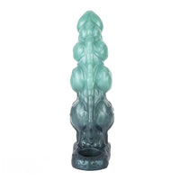 8.85in Platinum Silicone Fantasy Penis Sleeve Dildo For Thickening Cock Toy