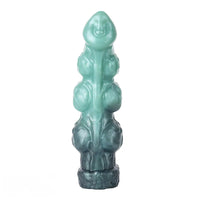 8.85in Platinum Silicone Fantasy Penis Sleeve Dildo For Thickening Cock Toy