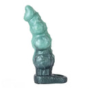 8.85in Platinum Silicone Fantasy Penis Sleeve Dildo For Thickening Cock Toy