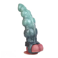 8.85in Platinum Silicone Fantasy Penis Sleeve Dildo For Thickening Cock Toy