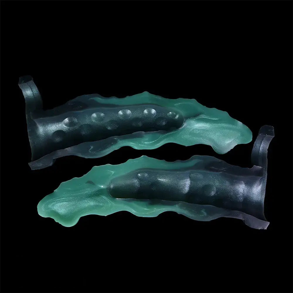 8.85in Platinum Silicone Fantasy Penis Sleeve Dildo For Thickening Cock Toy