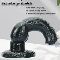 8.85in Realistic Animal Dog Knotted PVC Big Dildo For Women Men