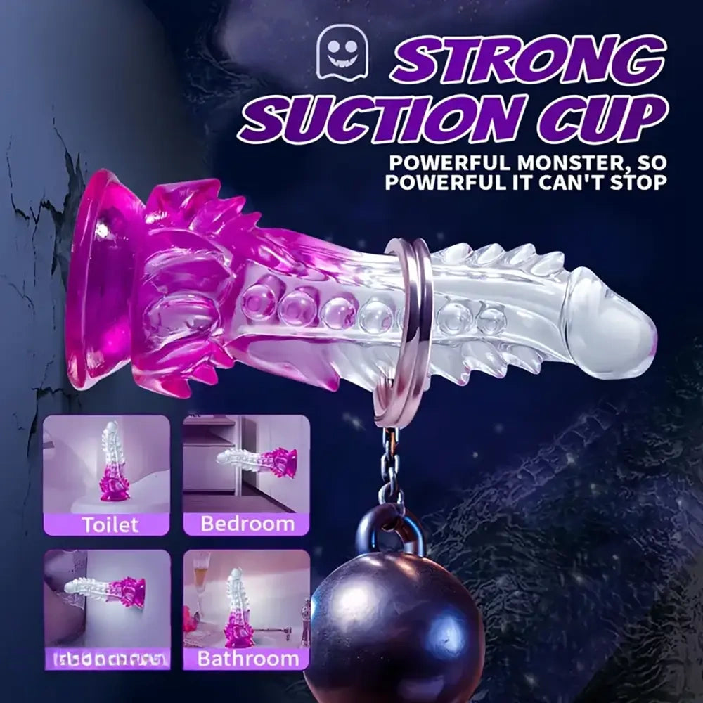 8.85in Realistic Dragon Weird Monster Dildo Suction Cup Sex Toy