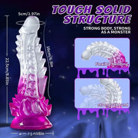 8.85in Realistic Dragon Weird Monster Dildo Suction Cup Sex Toy