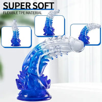 8.85in Realistic Dragon Weird Monster Dildo Suction Cup Sex Toy
