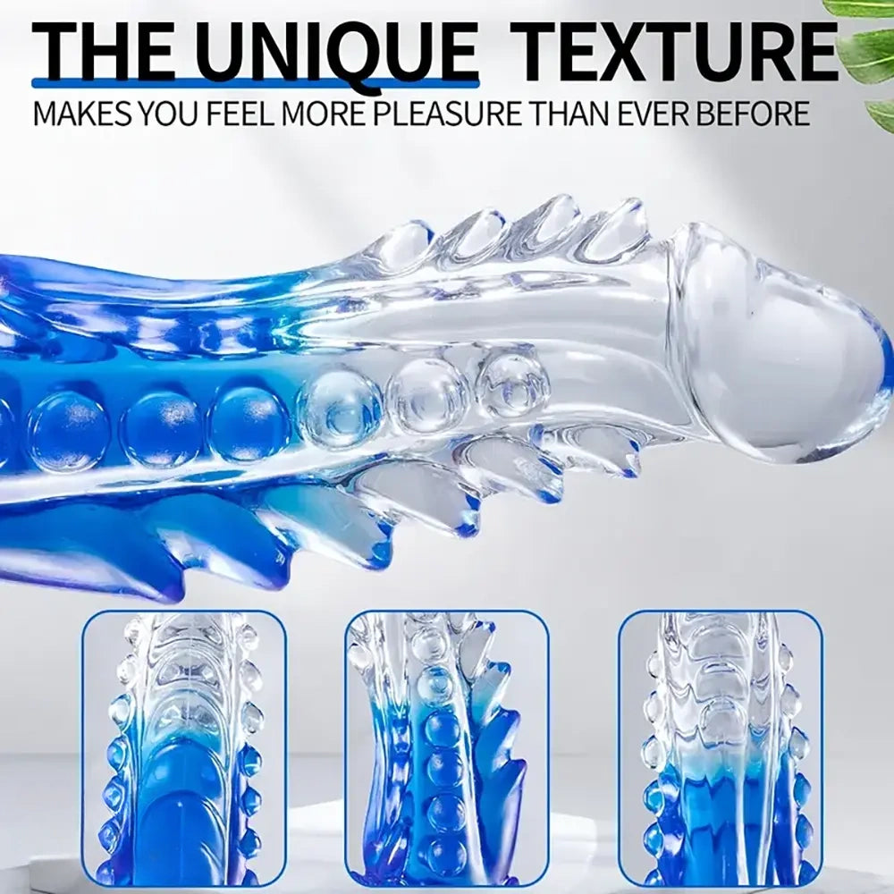 8.85in Realistic Dragon Weird Monster Dildo Suction Cup Sex Toy