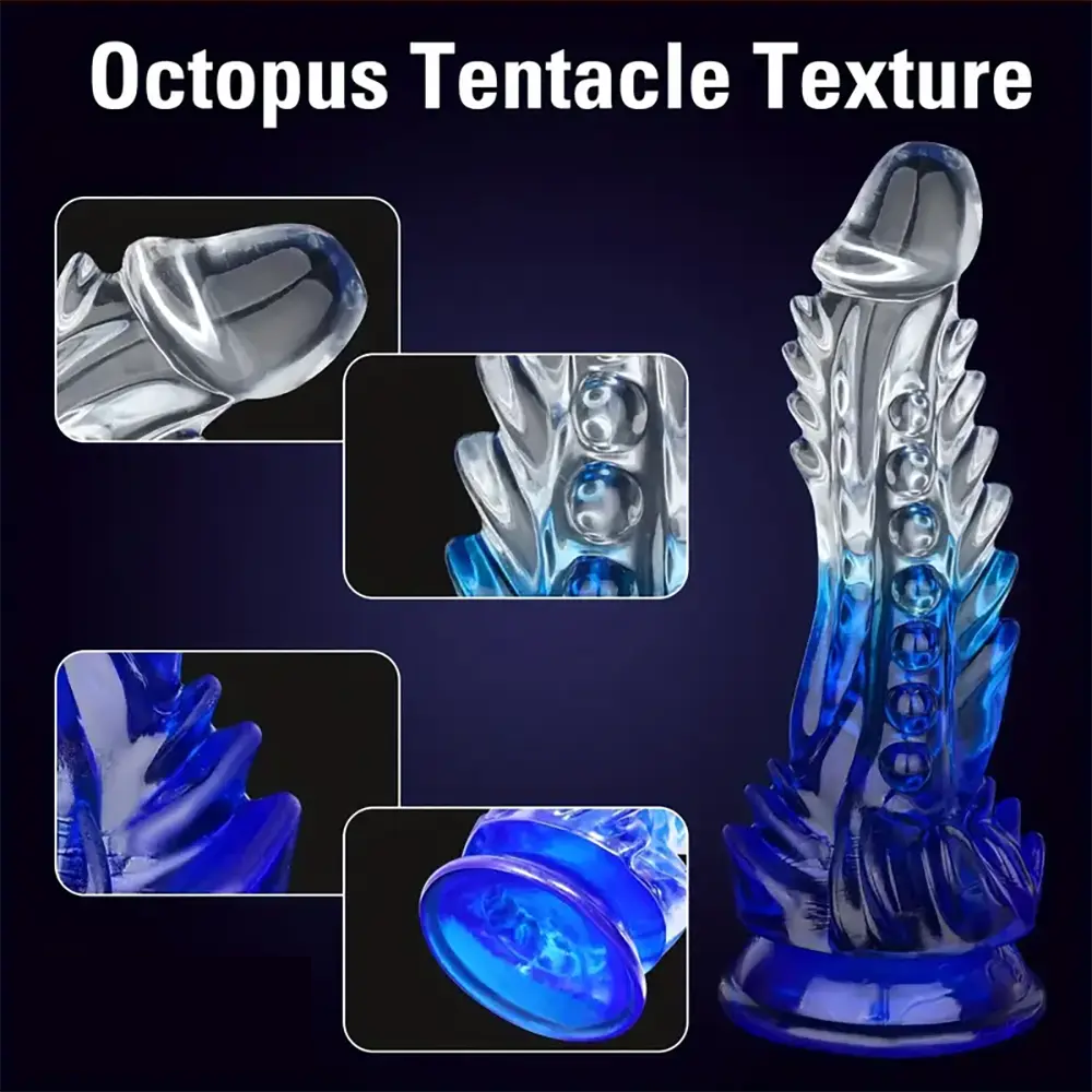 8.85in Realistic Dragon Weird Monster Dildo Suction Cup Sex Toy
