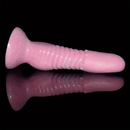8.85in Realistic Tongue Knot Silicone Fantasy Odd Big Dildo Sex Toy
