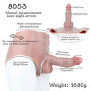 8.85in Solid Dildo Panty Lifelike One-Piece Penis Silicone Vagina Massager