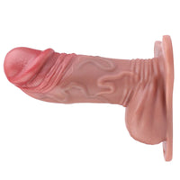 8.85in Strap on Hollow Lifelike Silicone Cock Cage Dildo For Chastity Cock