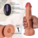 8.85in TPE 20 Frequencies Vibrating Modes Realistic Remote Dildo