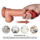 8.85in TPE 20 Frequencies Vibrating Modes Realistic Remote Dildo