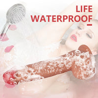 8.85in TPE 20 Frequencies Vibrating Modes Realistic Remote Dildo