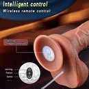 8.85in Wireless Remote Control Vibrating Heating Ejaculating Real Dildo