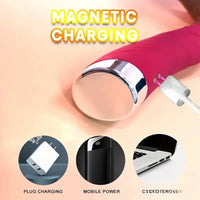 8.86in Big Curved Vibrating Automatic Dildo External Anal Opener