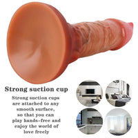 8.86in Brush Design Dildo No Eggs Sex Toy For Couples